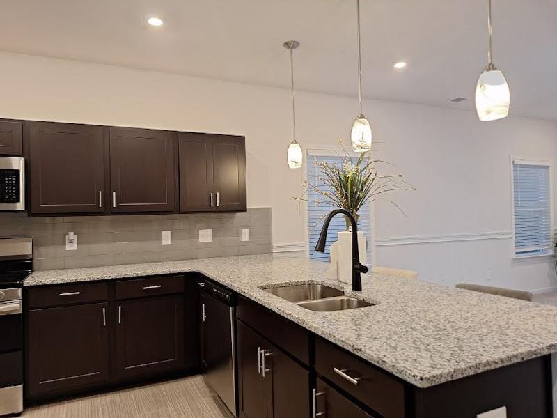 Furnished interior view inside a new home in , Cartersville (Image 11).