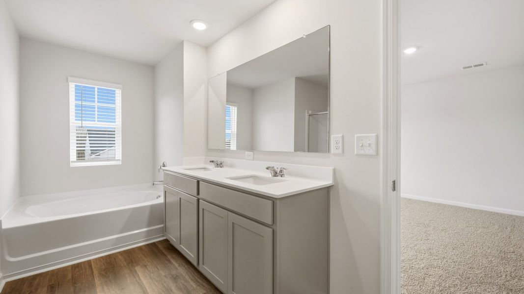 Representative furnished interior of a home built from the Hayden by D.R. Horton in Jackson Landing, Jefferson (Image 13).