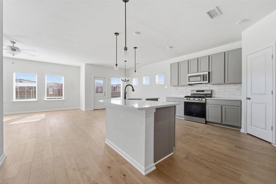 Furnished interior view inside a new home in Pebblebrook, Sherman (Image 5).
