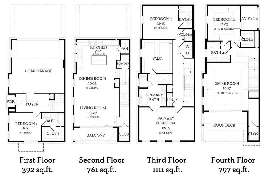 2D floor plan layout of this home in Addison Grove, Dallas, TX (Image 2). 2D floor plan layout of this home in Addison Grove, Dallas, TX (Image 2).
