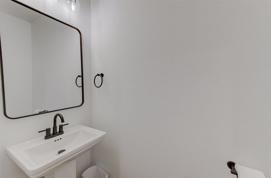 Bathroom featuring a sink