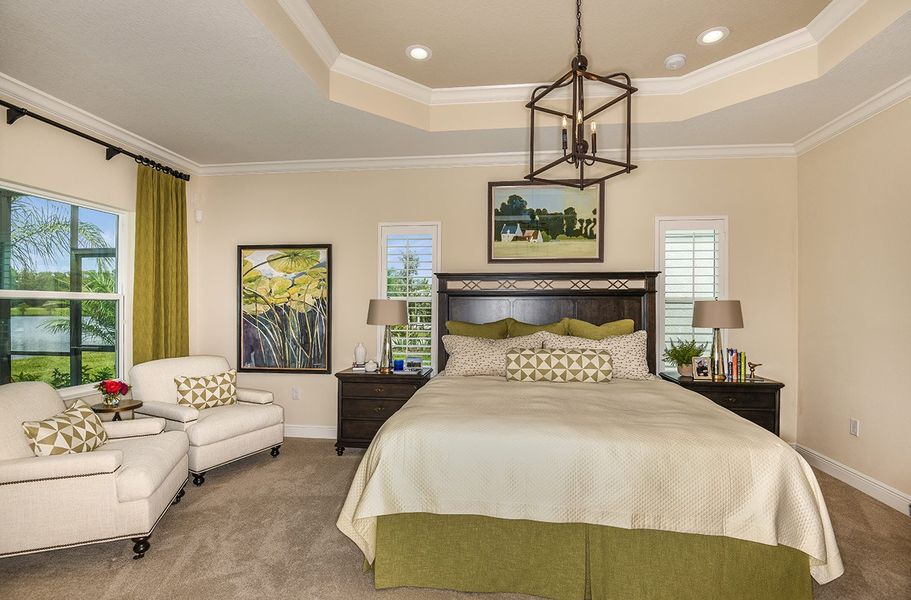 Representative furnished interior of a home built from the Applause by Neal Communities in Verandah, Fort Myers (Image 16).