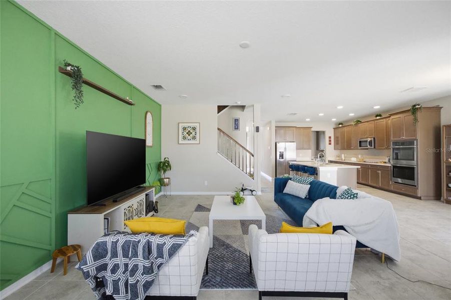 Furnished interior view inside a new home in , Zephyrhills (Image 17).