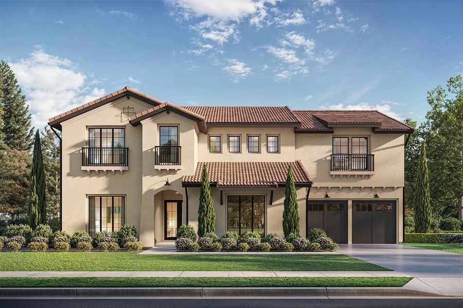 Representative exterior photo of a completed home built from the Verano by Landon Homes in Fields - Brookside North, Frisco, TX (Image 2). Representative exterior photo of a completed home built from the Verano by Landon Homes in Fields - Brookside North, Frisco, TX (Image 2).