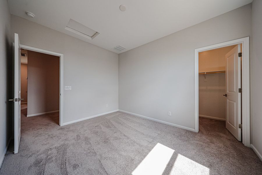 A room with white walls.