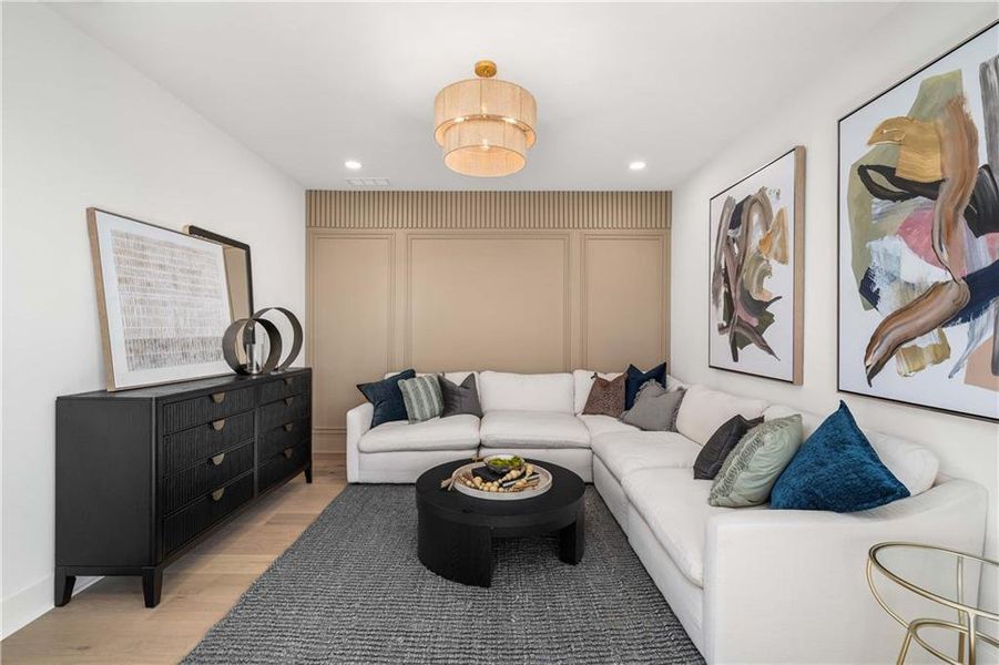 Furnished interior view inside a new home in Echo at Crabapple, Milton (Image 39).