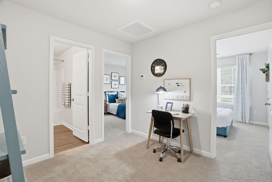 Representative furnished interior of a home built from the Sequoia by McGuinn Homes in Towns at Lake Greenwood, Greenwood (Image 33).