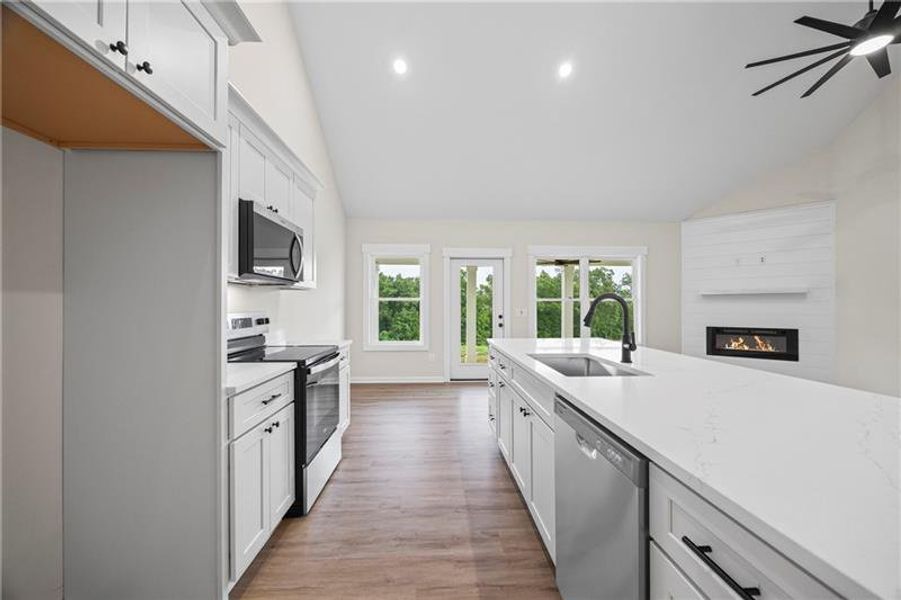 Furnished interior view inside a new home in , Toccoa (Image 4). Furnished interior view inside a new home in , Toccoa (Image 4).