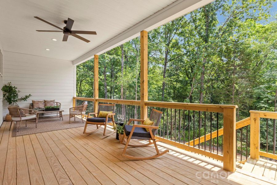 Exterior details and patio area of a home in , Clover (Image 25).