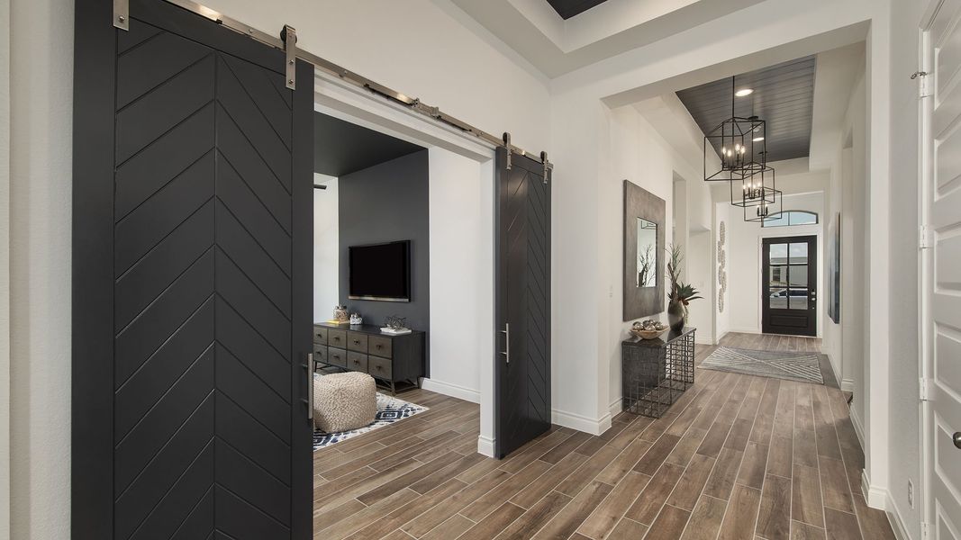 Furnished interior view inside a new home in Midline, Houston (Image 15).