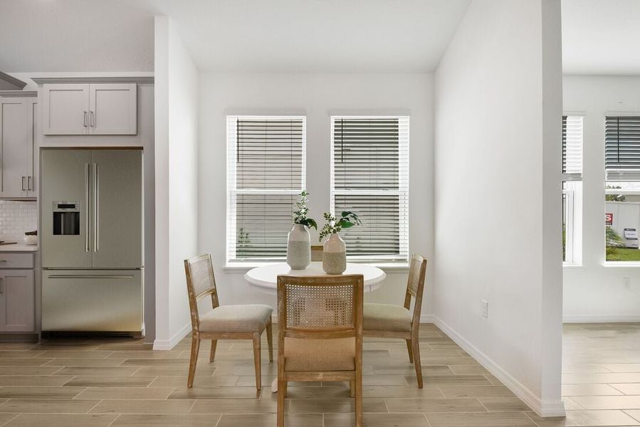 Representative furnished interior of a home built from the Saint Thomas by Taylor Morrison in Ardisia Park, New Smyrna Beach (Image 9).