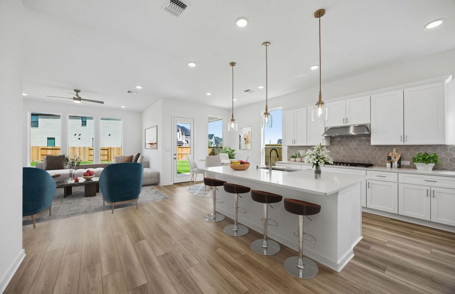 Furnished interior view inside a new home in Katy Court, Katy (Image 13).