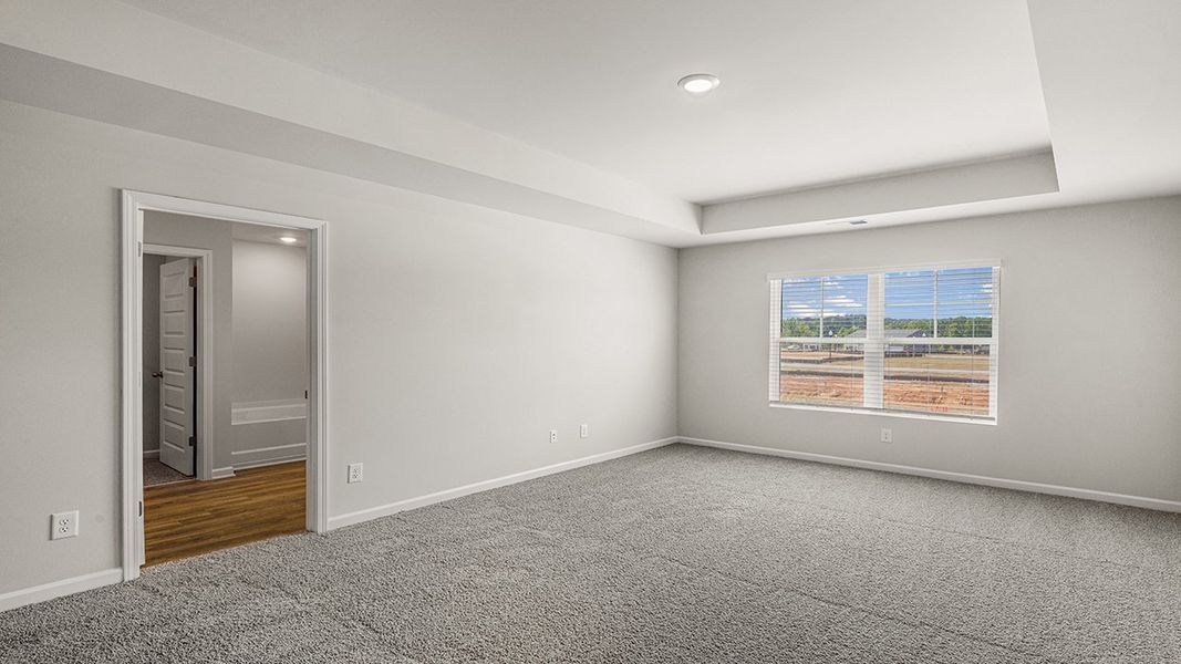 Spacious, unfurnished interior of a new home in Echo Glen, Stockbridge (Image 17). Spacious, unfurnished interior of a new home in Echo Glen, Stockbridge (Image 17).