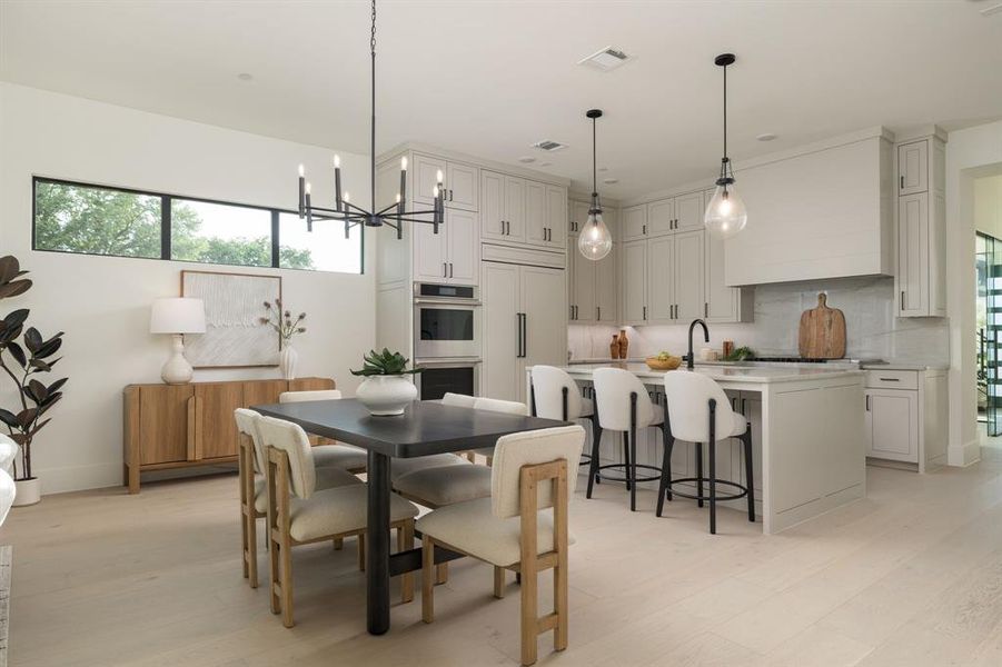 Furnished interior view inside a new home in Dove Station, Grapevine (Image 33).