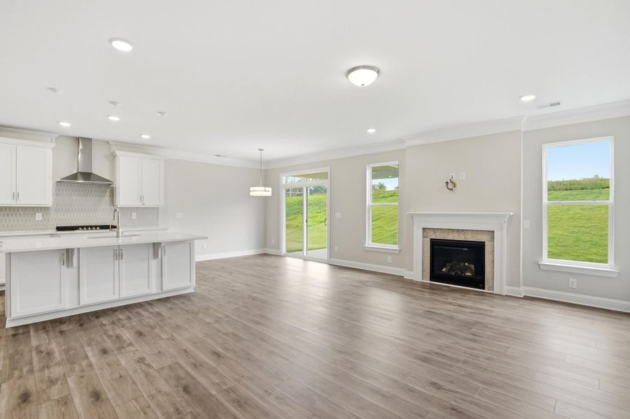 Spacious, unfurnished interior of a new home in Enclave at Riverdale, Huntersville (Image 17).