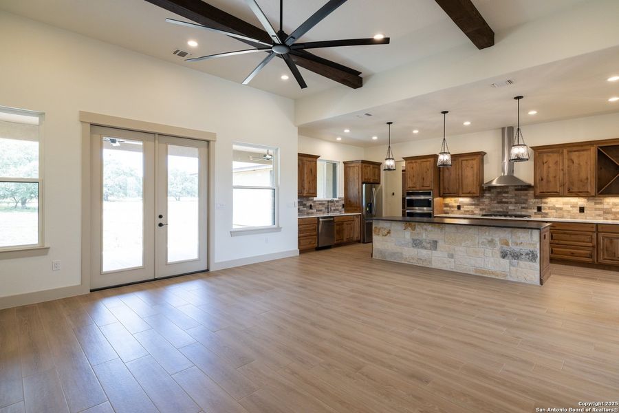 Furnished interior view inside a new home in , Bandera (Image 15).