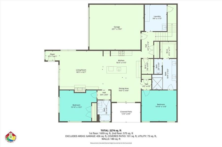 2D floor plan layout of this home in , Jasper, GA (Image 7).