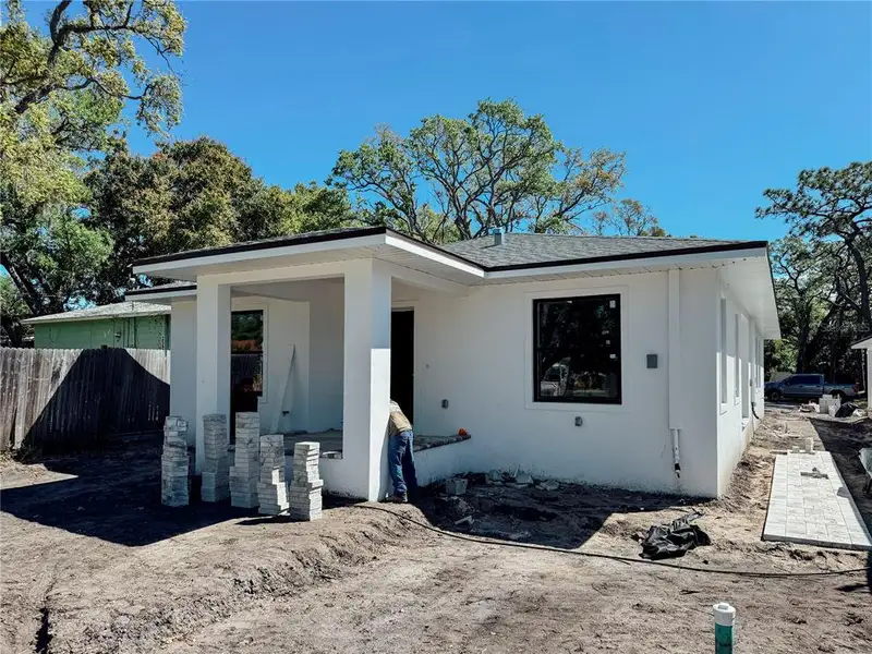 In-progress construction of a new home in , St. Petersburg, FL (Image 10).