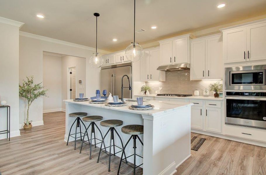 Furnished interior view inside a new home in Pinecrest Ridge, Dacula (Image 9).