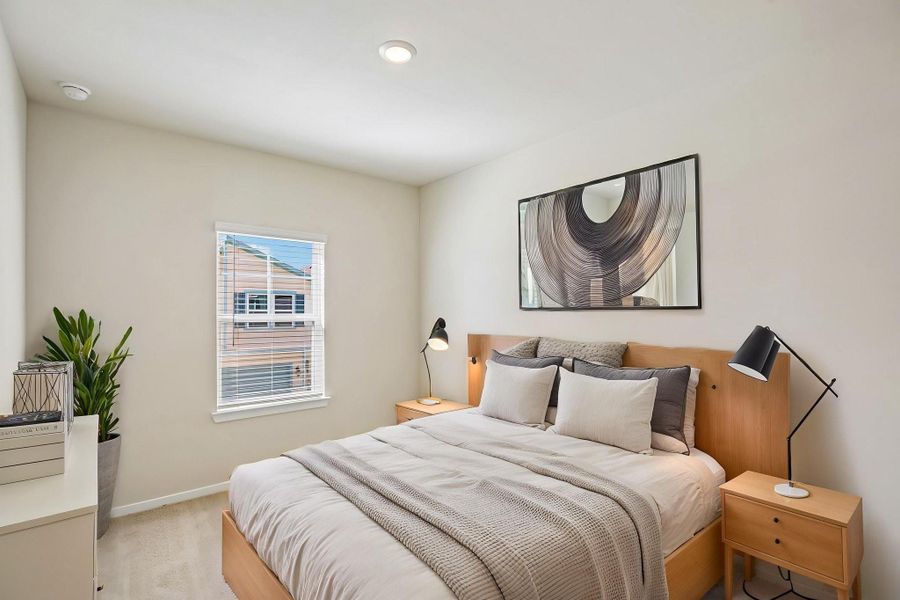 Furnished interior view inside a new home in Kemah Crossing - City Series, Kemah (Image 15).