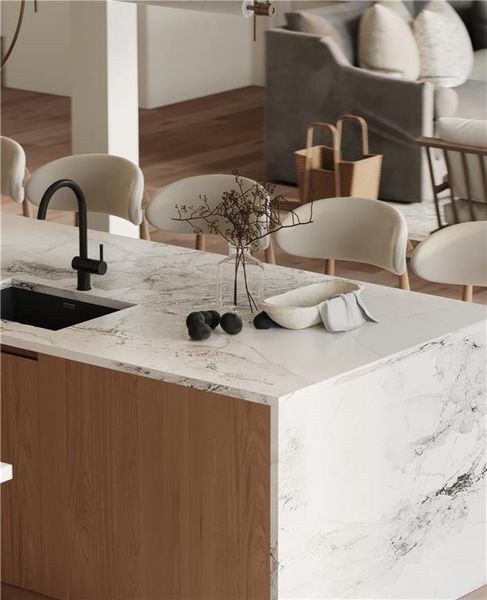 Furnished interior view inside a new home in , Alpharetta (Image 11).