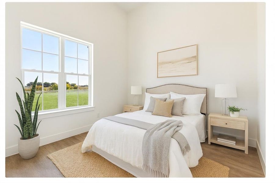 Furnished interior view inside a new home in , Justin (Image 12).