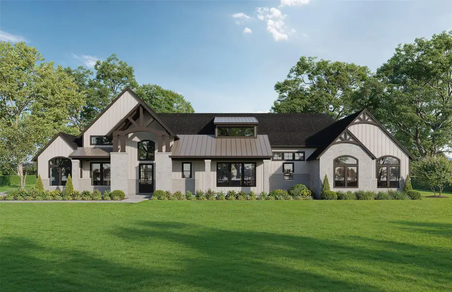 Front exterior rendering of 7520 Sowell St Front exterior rendering of 7520 Sowell St