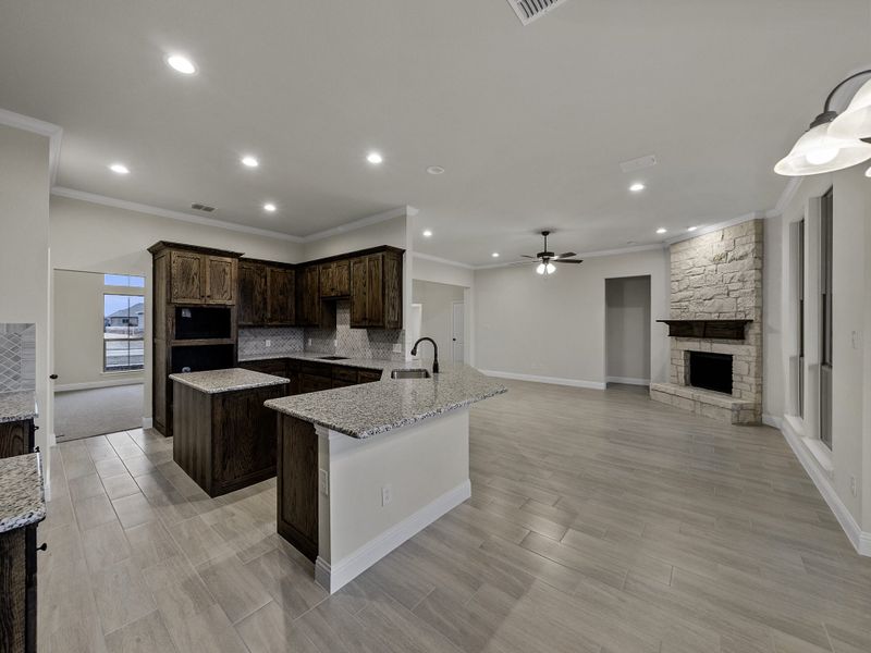 Representative furnished interior of a home built from the Jude by Robbie Hale Homes in High Meadows Estates, Nevada (Image 28).