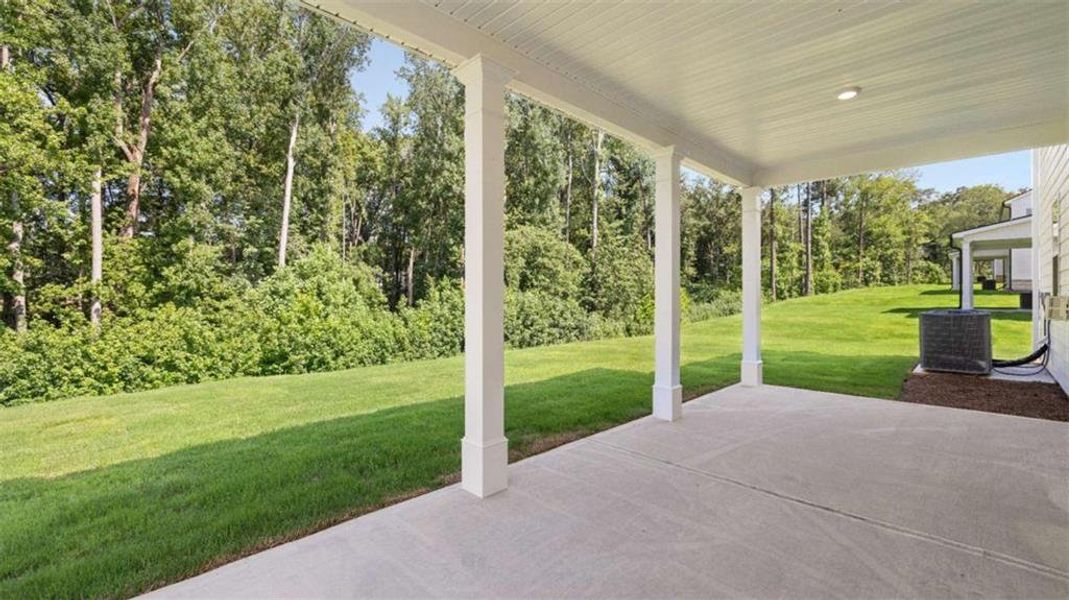 Exterior details and patio area of a home in Independence, Loganville (Image 4).