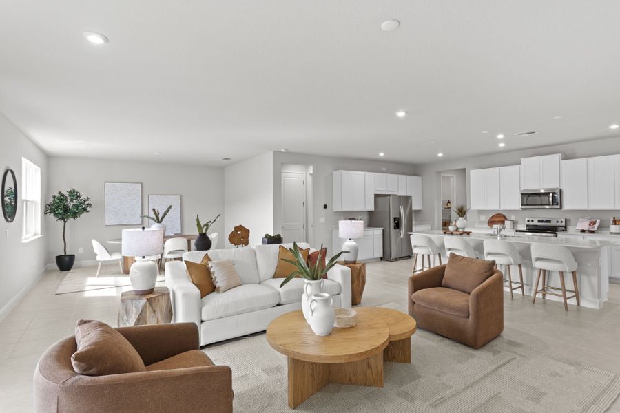 Furnished interior view inside a new home in Windwater, Parrish (Image 8).
