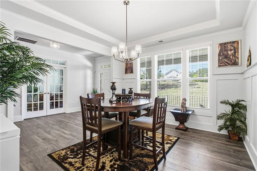 Furnished interior view inside a new home in , Newnan (Image 41).