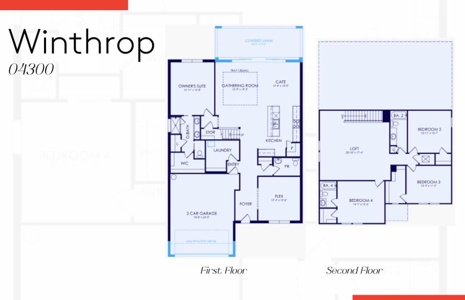 2D floor plan layout of this home in The Strand at Cedar Grove, North Port, FL (Image 2). 2D floor plan layout of this home in The Strand at Cedar Grove, North Port, FL (Image 2).