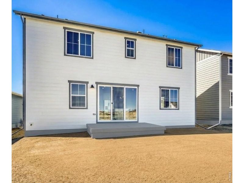 Exterior details and patio area of a home in Farmstead, Berthoud (Image 3). Exterior details and patio area of a home in Farmstead, Berthoud (Image 3).