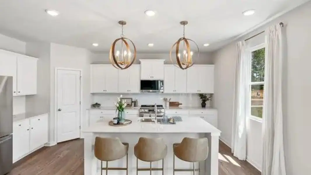 Furnished interior view inside a new home in Belleview Manor, Fairburn (Image 7).