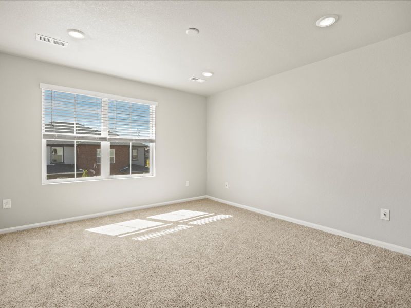 The Keystone floorplan interior image taken at a Meritage Homes community in Aurora, CO.