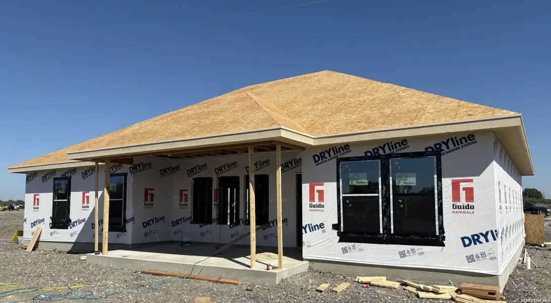 In-progress construction of a new home in , Marion, TX (Image 4).