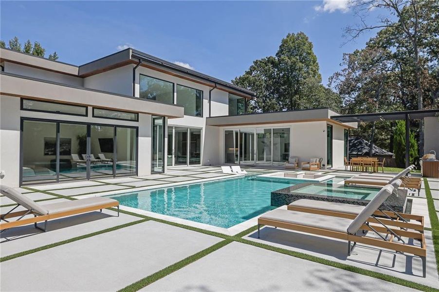 Exterior details and patio area of a home in , Marietta (Image 44).