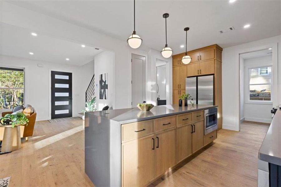Furnished interior view inside a new home in , Atlanta (Image 35).