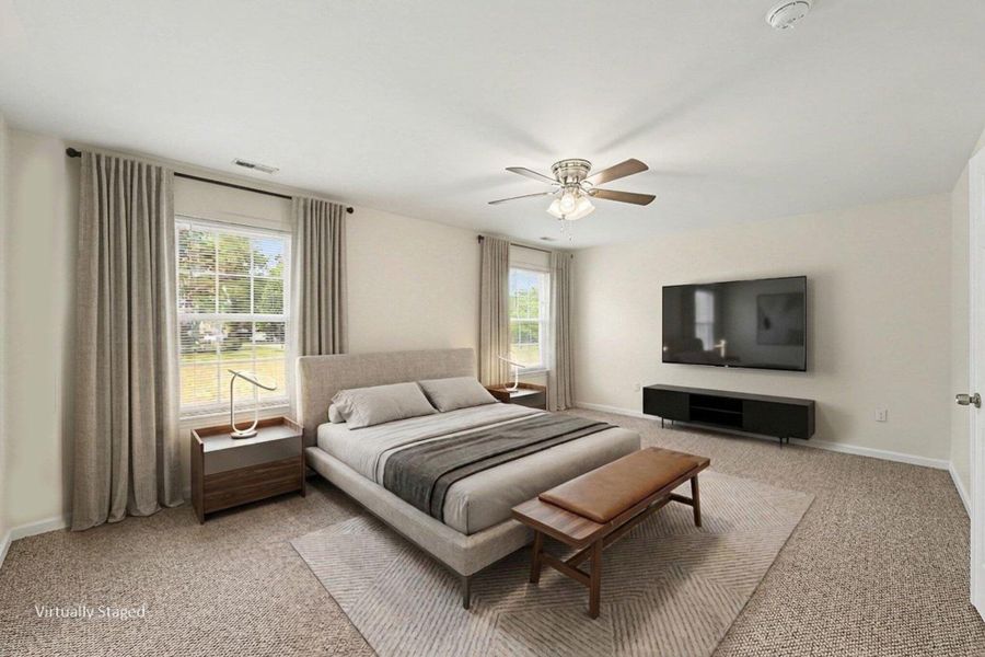 Furnished interior view inside a new home in , North Charleston (Image 12).