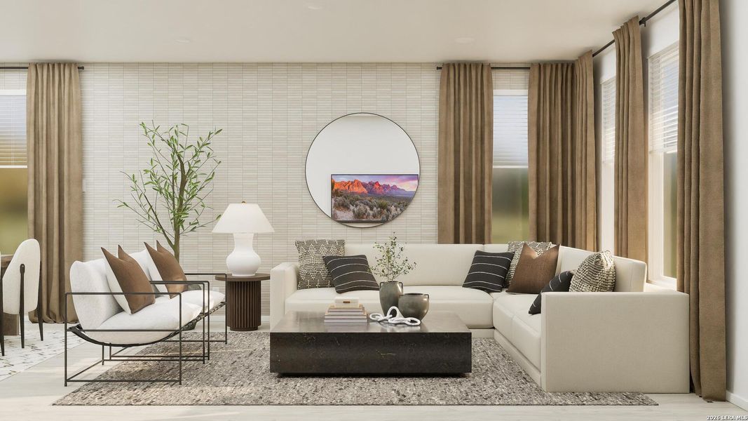 Furnished interior view inside a new home in Grace Valley, Marion (Image 13).
