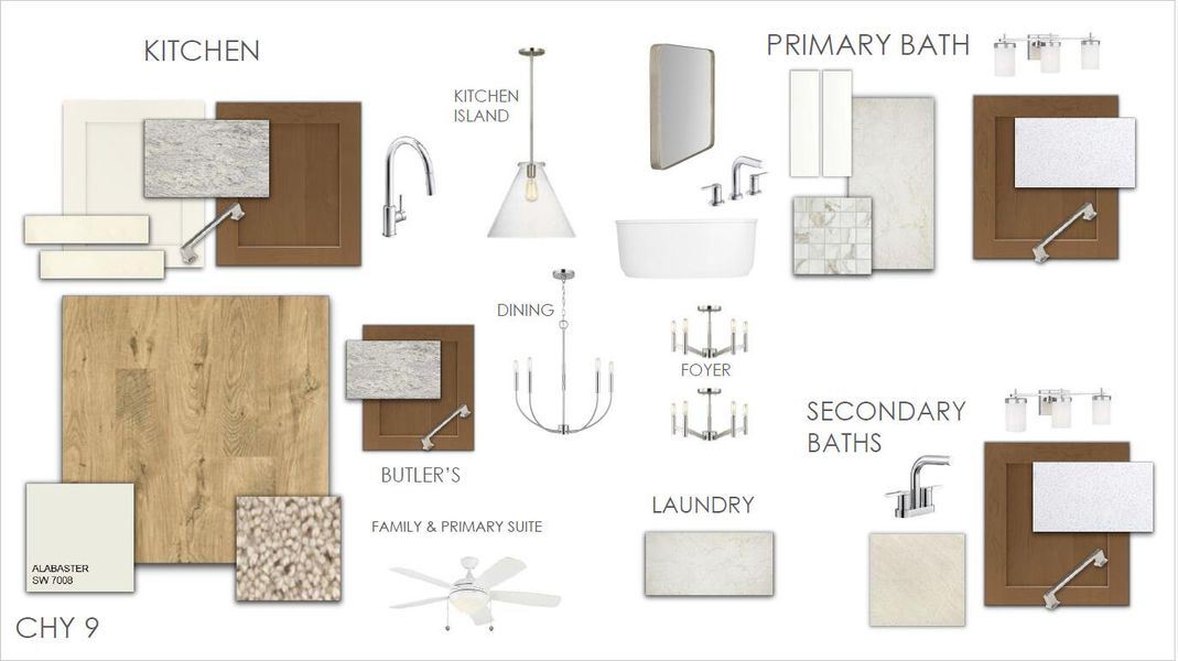 Sample of building materials used in homes in Cherrywood Estates, Summerville (Image 53).