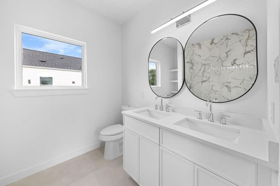 Furnished interior view inside a new home in , Houston (Image 6).