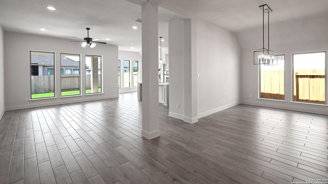 Spacious, unfurnished interior of a new home in Meadows Of Mill Creek 50', Seguin (Image 15). Spacious, unfurnished interior of a new home in Meadows Of Mill Creek 50', Seguin (Image 15).