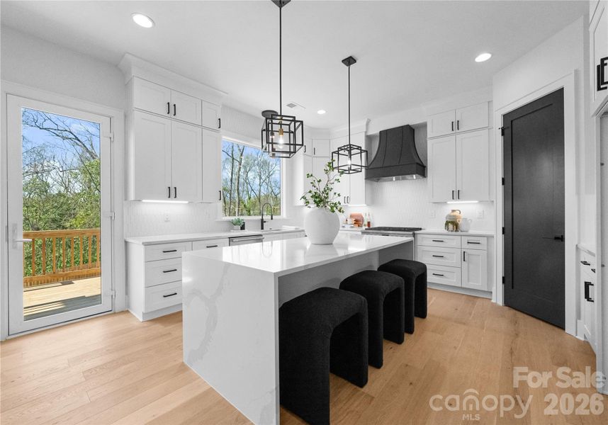 Furnished interior view inside a new home in , Charlotte (Image 11).