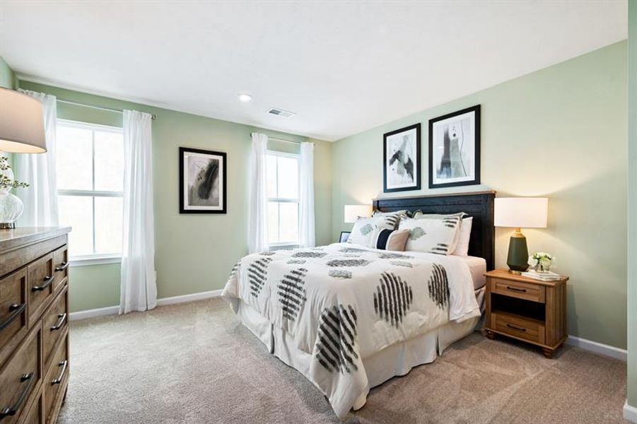 Furnished interior view inside a new home in Windsong Townhomes, Gallatin (Image 17).