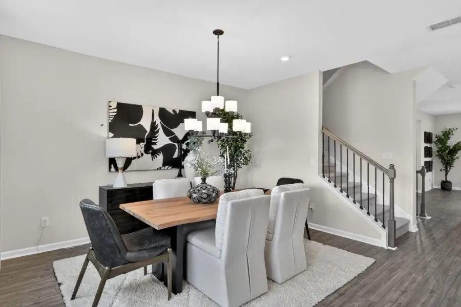Furnished interior view inside a new home in Dreycott, Lawrenceville (Image 9).