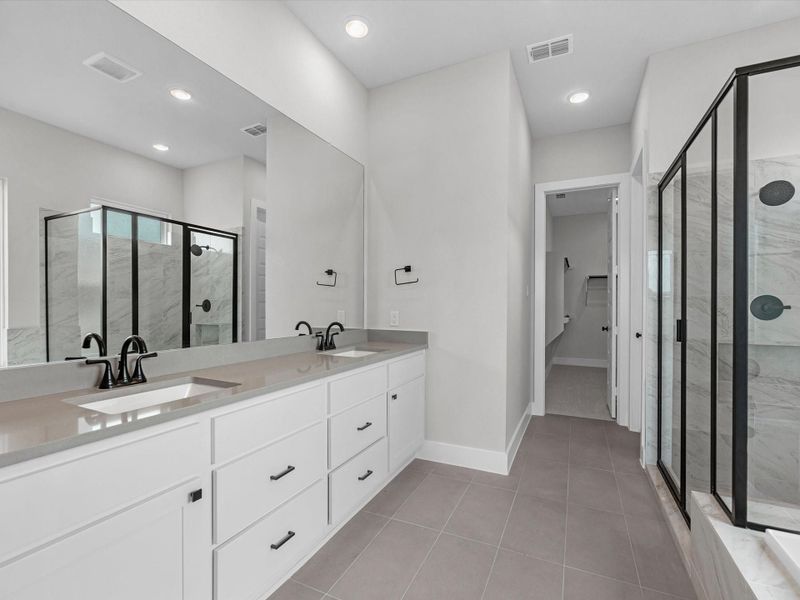 Furnished interior view inside a new home in Pecan Ridge, Fulshear (Image 11).