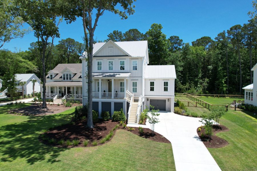 Front exterior of a new home in , Mount Pleasant, SC, highlighting curb appeal (Image 28).