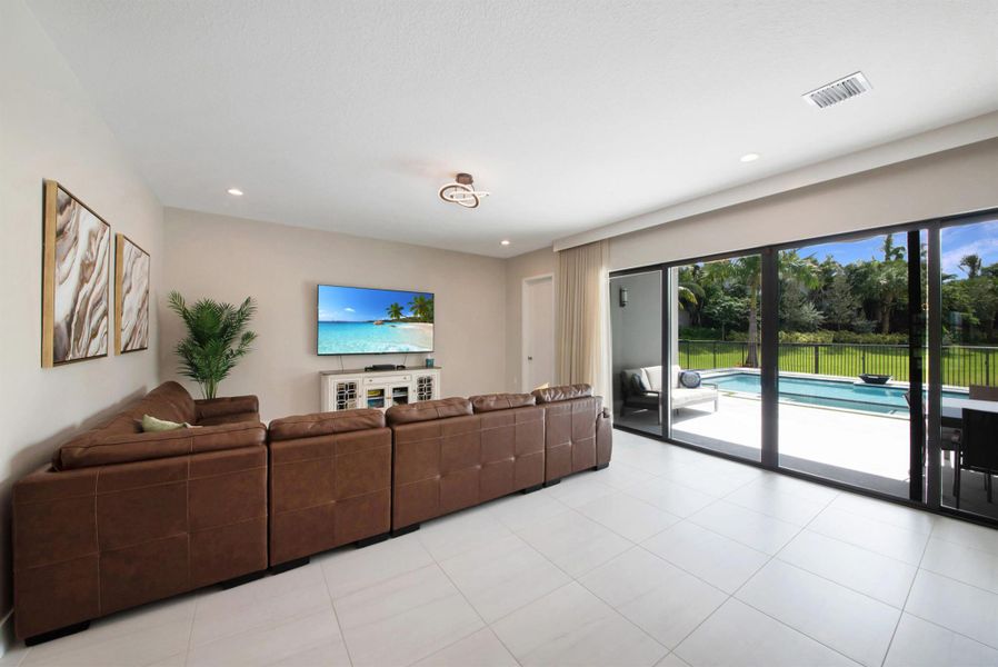 Furnished interior view inside a new home in , Boca Raton (Image 47).