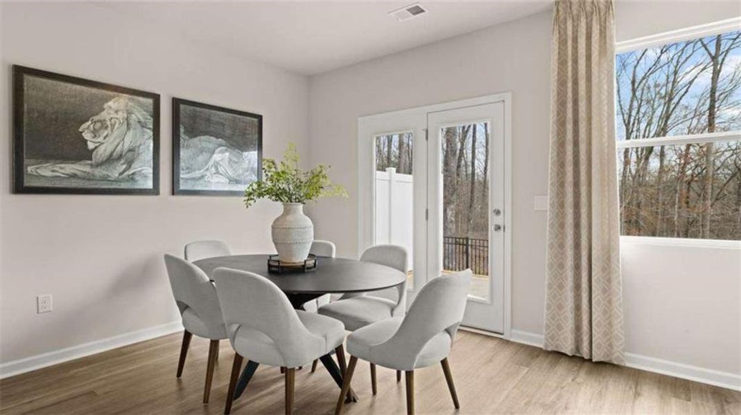 Furnished interior view inside a new home in Echo Glen, Stockbridge (Image 19).